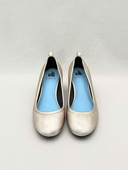 LANVIN Cube Metallic Light gold Size EU 40 Pumps