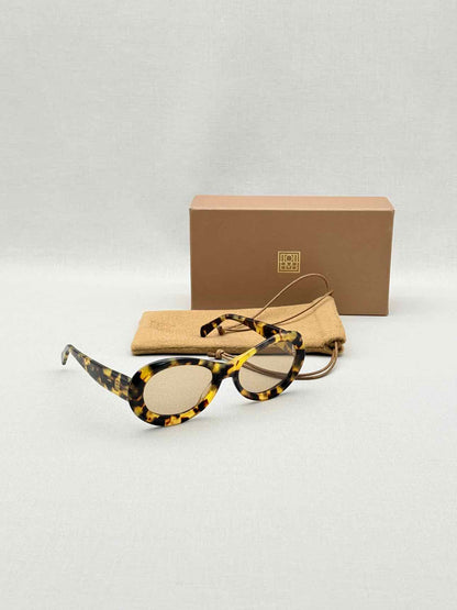 TOTEME Tortoise Brown Sunglasses