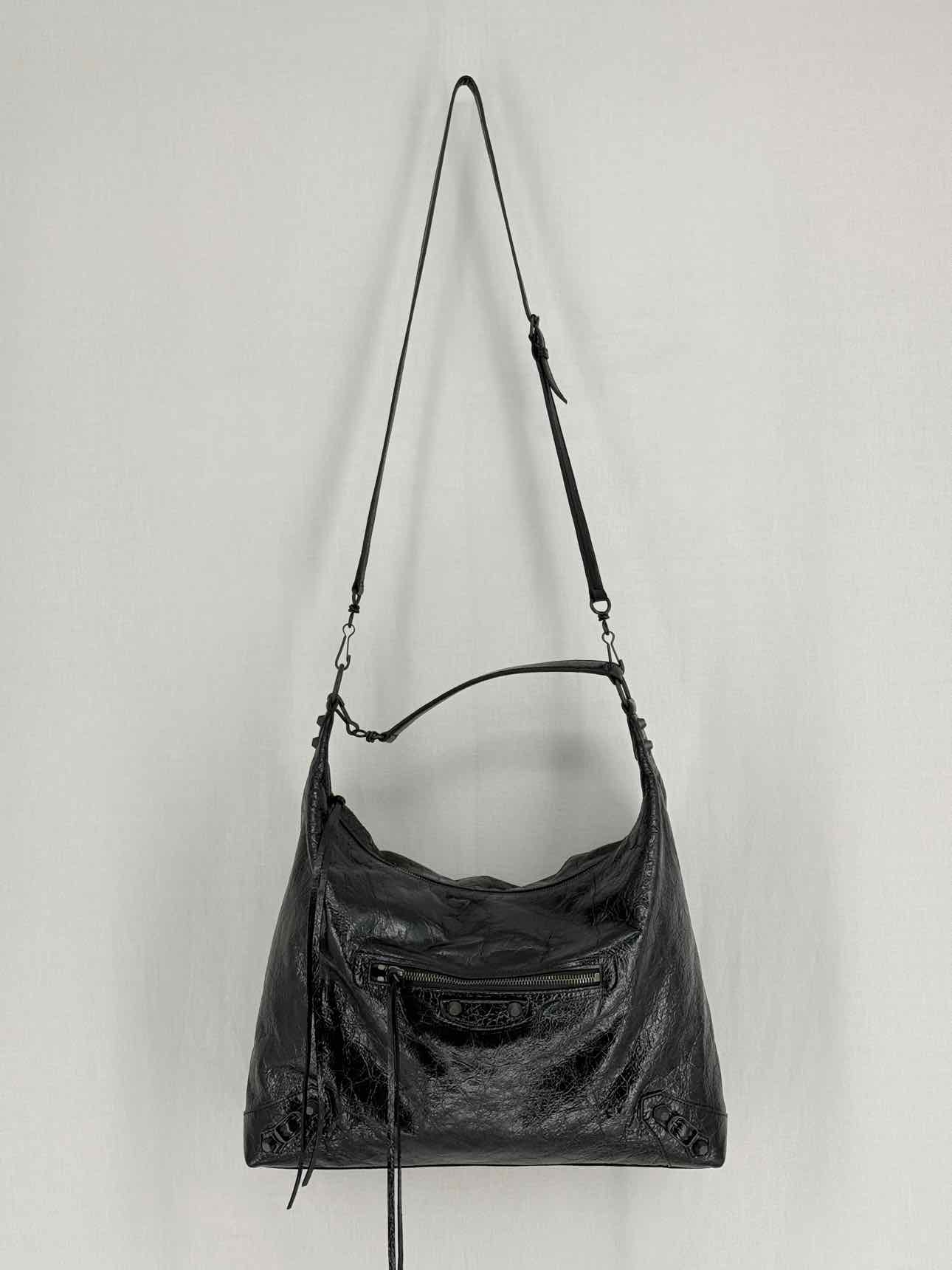 BALENCIAGA Le City Black Shoulder Bag