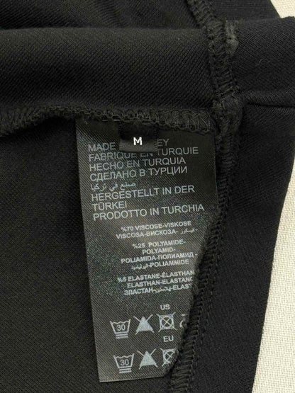KARL LAGERFELD Black Size Medium Knee Length Dress