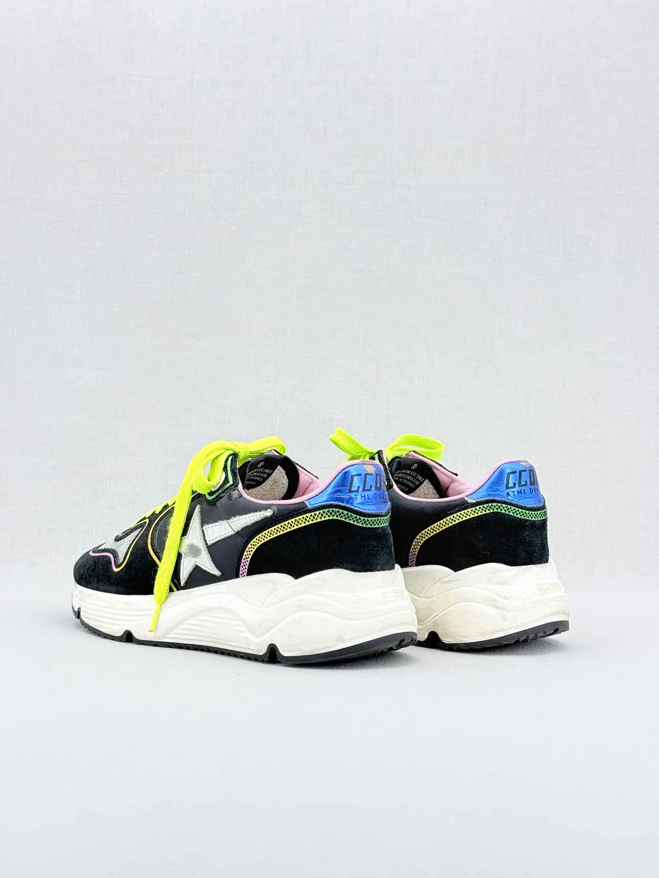 GOLDEN GOOSE Black Multicolor Size EU 37 Sneakers