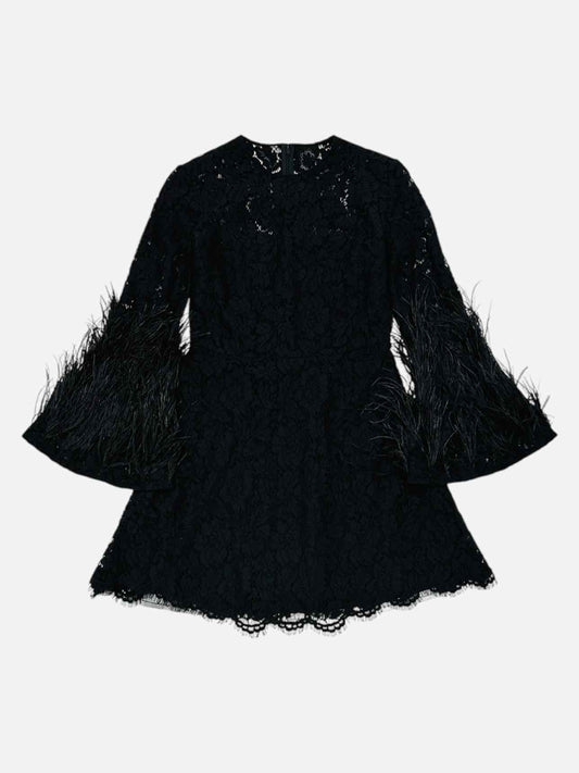 VALENTINO Lace Black Cocktail Dress