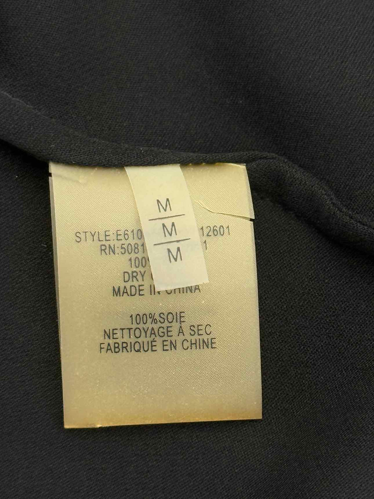 ELIE TAHARI Black Size Medium Knee Length Dress