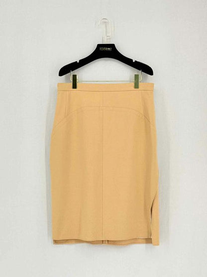 NO21 Beige Size US 12 Knee Length Skirt