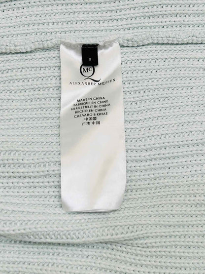 ALEXANDER MCQUEEN Pastel Green Size Small Sweater