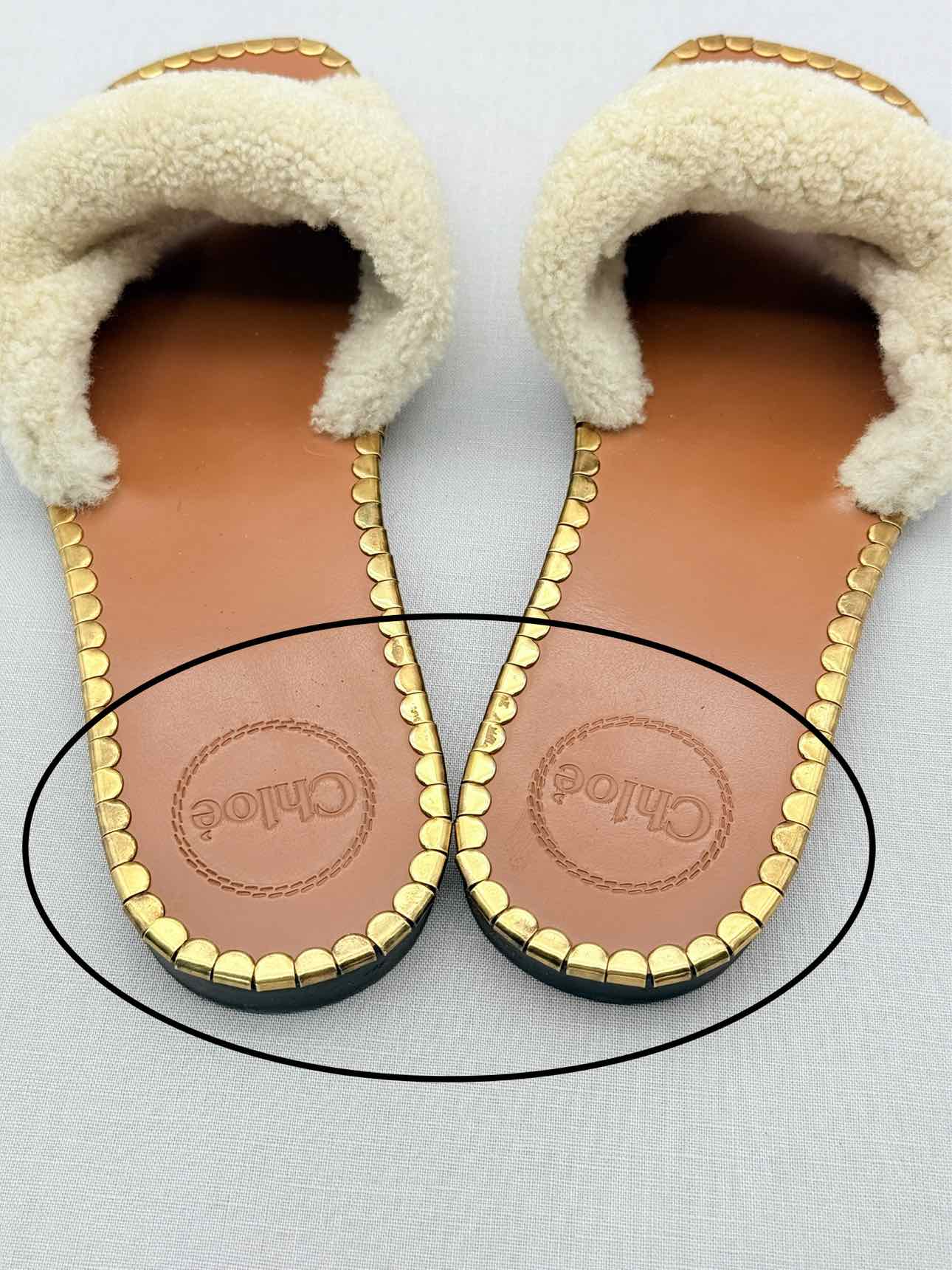 CHLOE Idol Cream Size EU 40 Slides