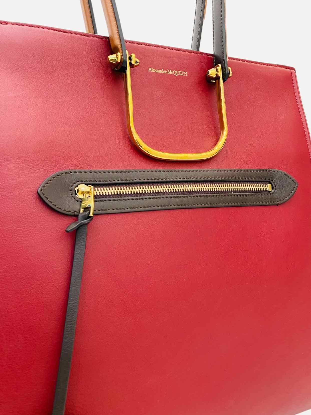 ALEXANDER MCQUEEN Toy Story Red & Black Top Handle