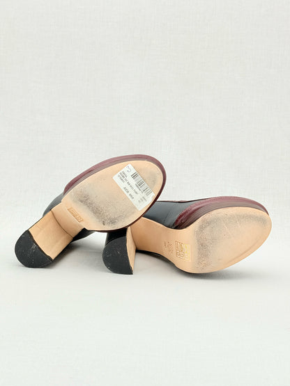 RAOUL Black & Burgundy Size EU 40 Pumps