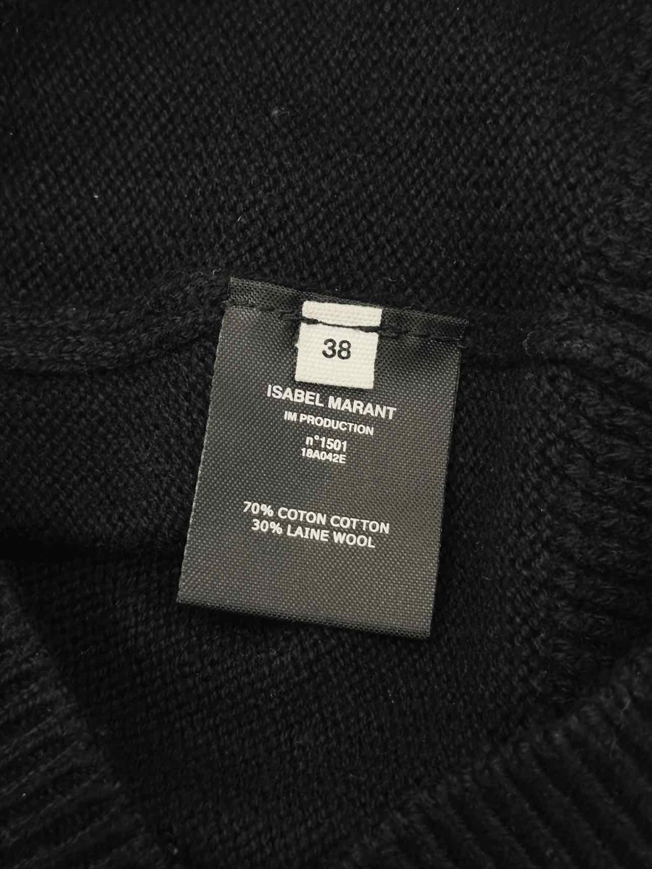 ISABEL MARANT ETOILE Classic Black Size US 6 Sweater