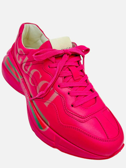 GUCCI Rython Pink Sneakers 37