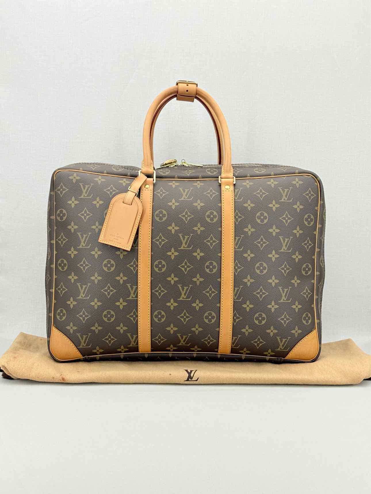 LOUIS VUITTON Sirius Brown Monogram Top Handle