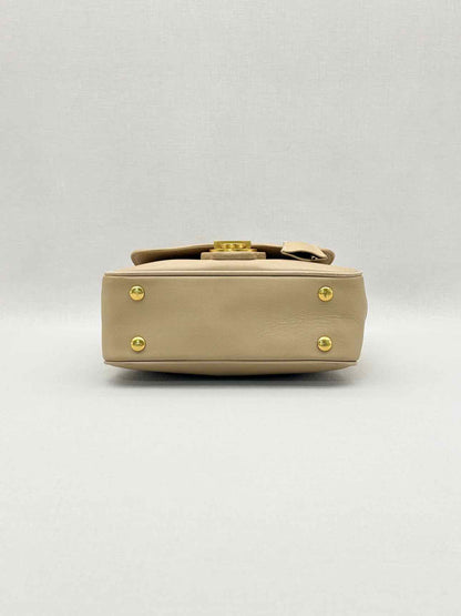 BURBERRY DK88 Beige Top Handle