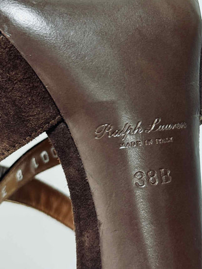RALPH LAUREN Purple Label Size EU 38 Heeled Sandals