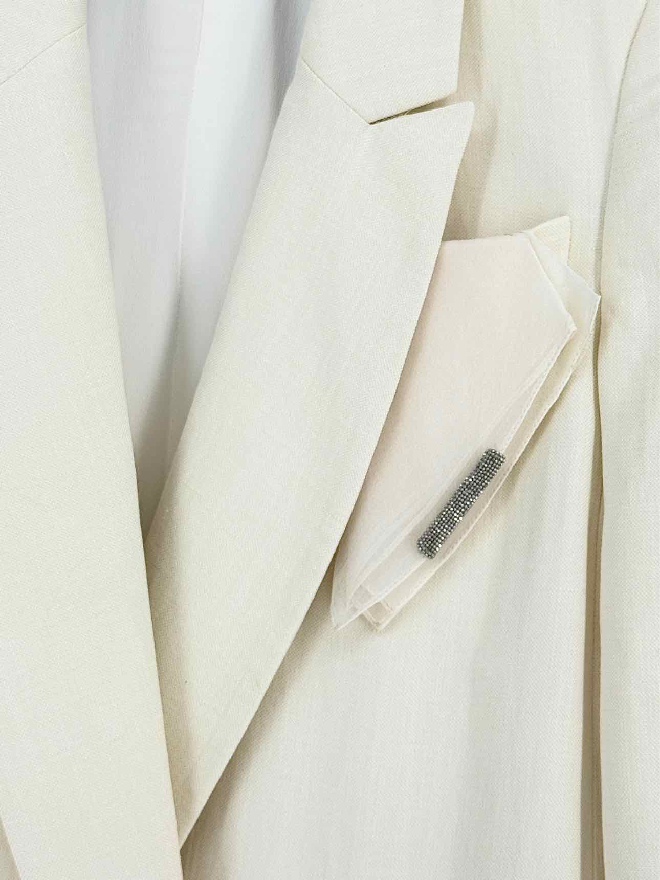 BRUNELLO CUCINELLI Cream Size US 0 Jacket