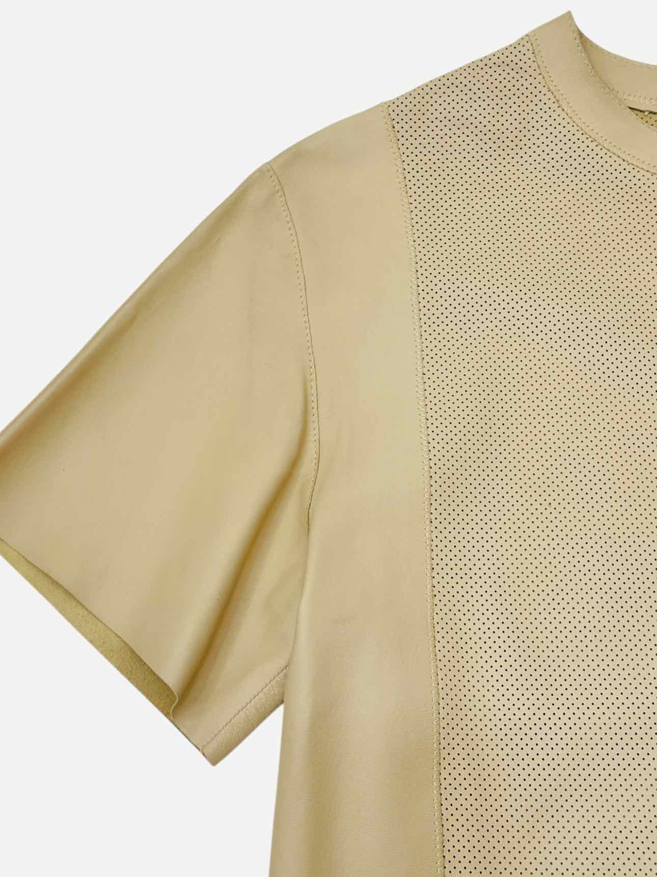 JOSEPH Perforated Beige Size US 4 T-shirt