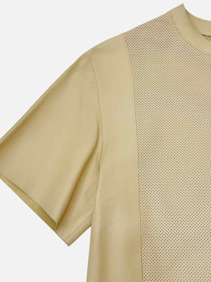 JOSEPH Perforated Beige Size US 4 T-shirt