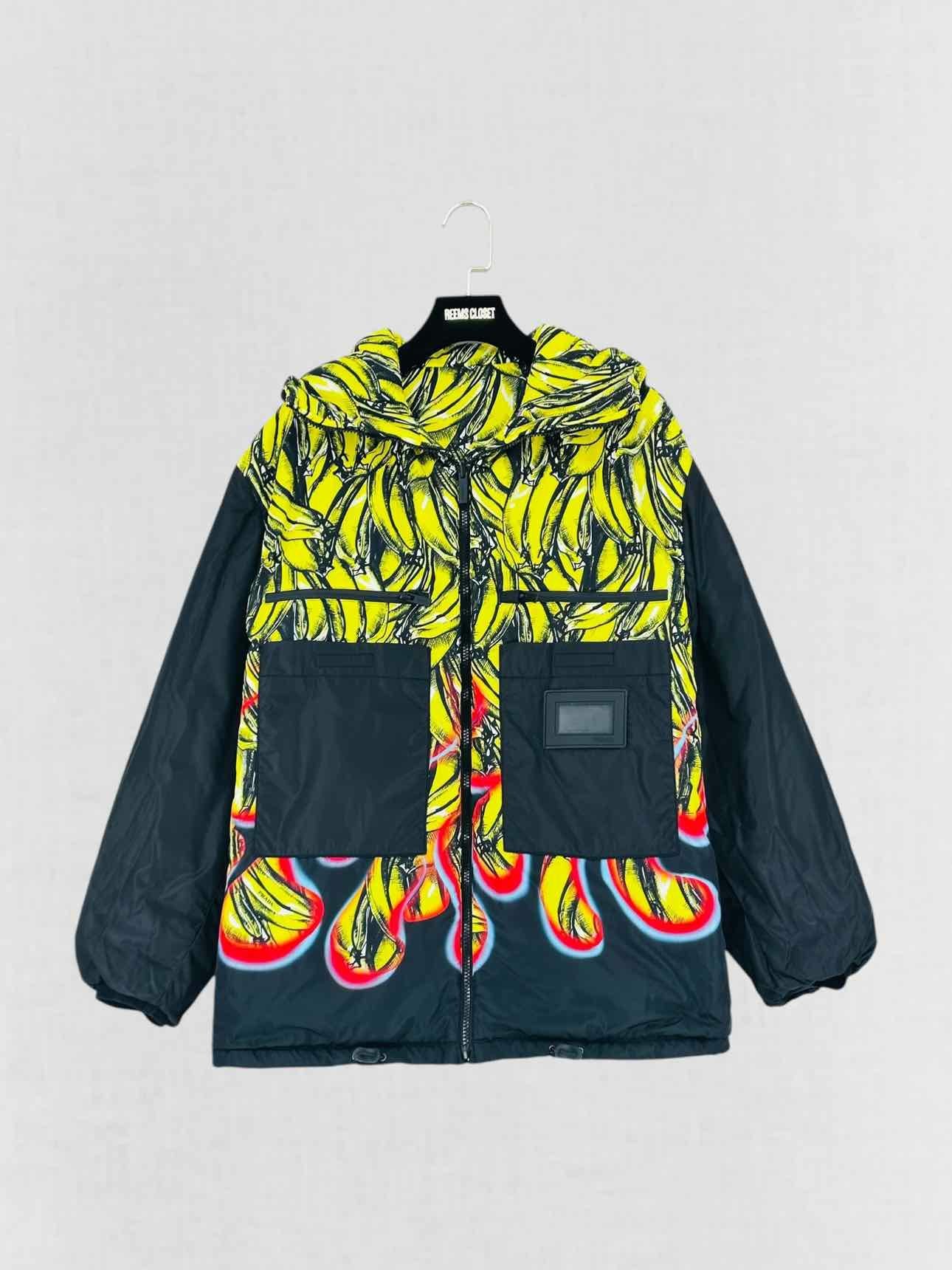 PRADA 2018 Yellow Multicolor Size Medium Jacket