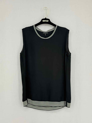 RAG & BONE Black Striped Size Medium Top