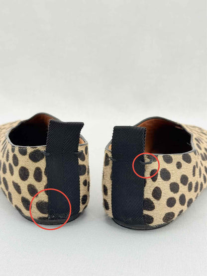 JOSEPH Beige & Black Leopard Size EU 41 Flats