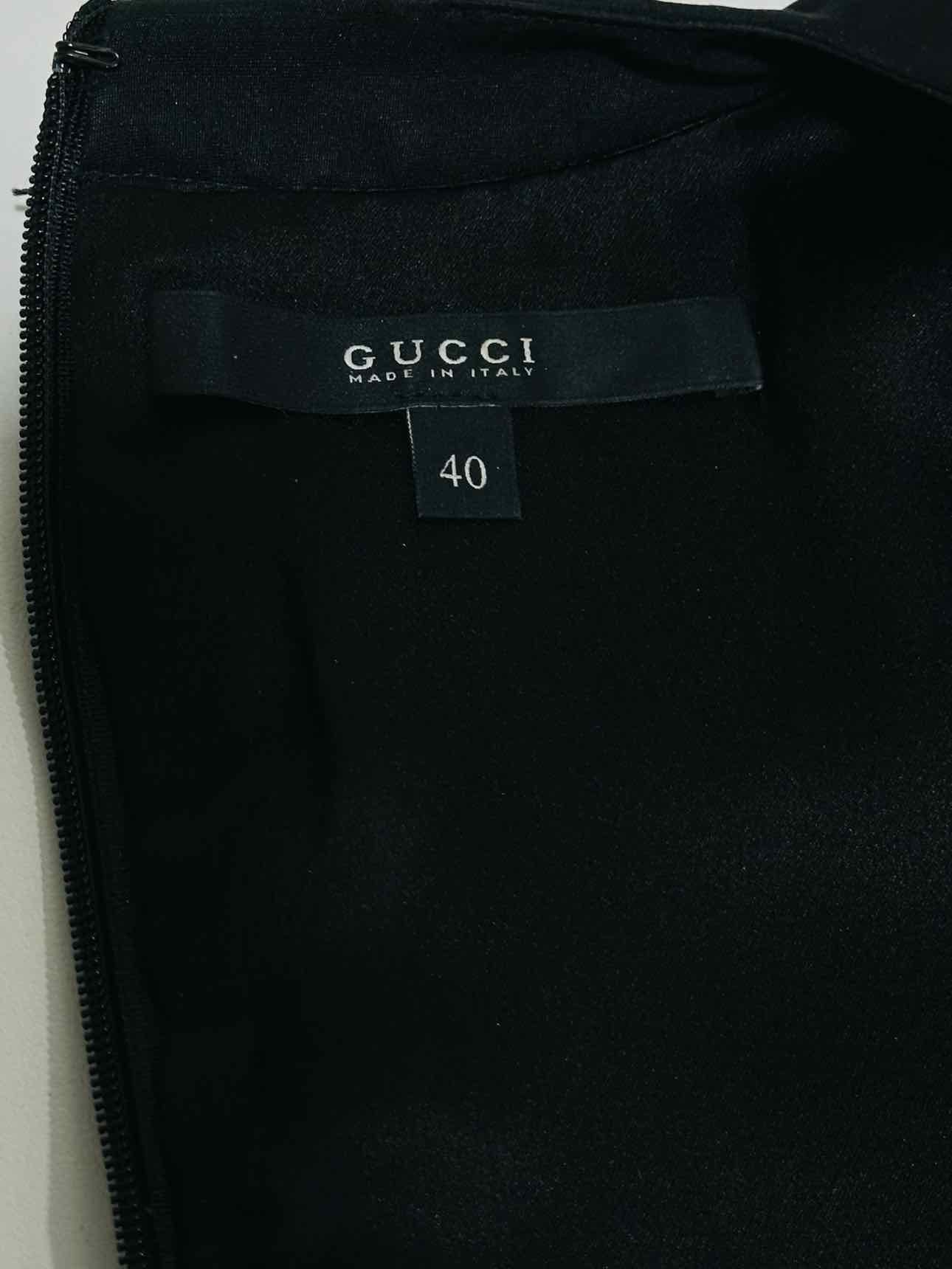GUCCI Black Multicolor Size US 4 Short Dress