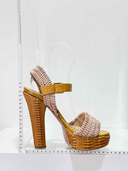 DOLCE & GABBANA Size EU 39 Platform Sandals