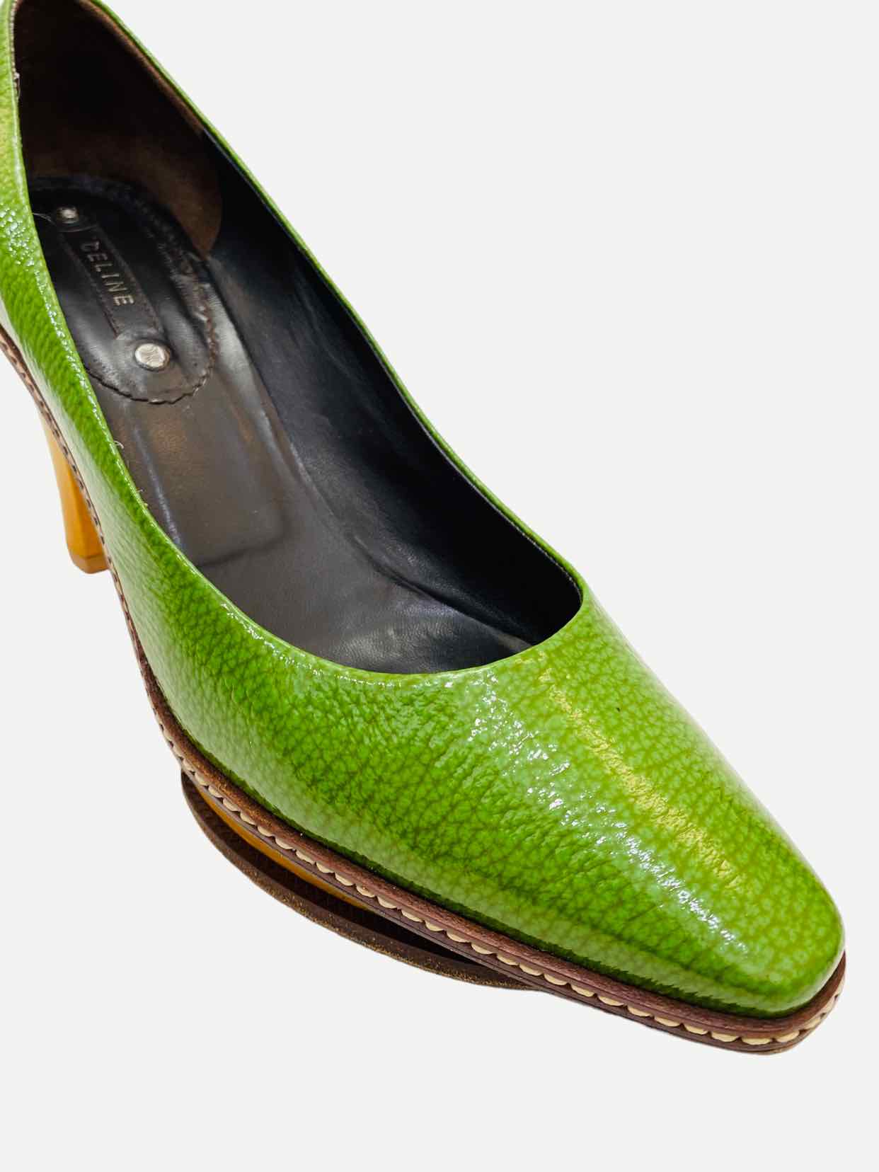 CELINE Green Pumps