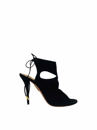 AQUAZZURA Sexy Thing Black Booties 42