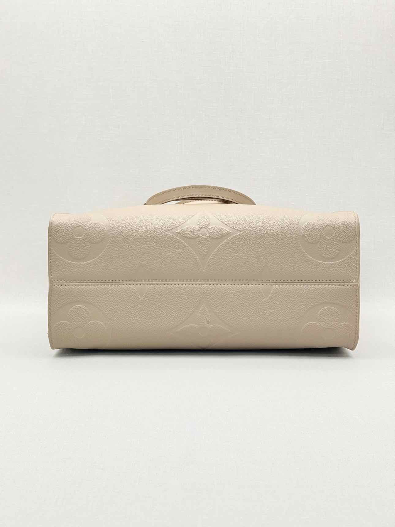 LOUIS VUITTON Onthego Cream Monogram Empriente Tote Bag