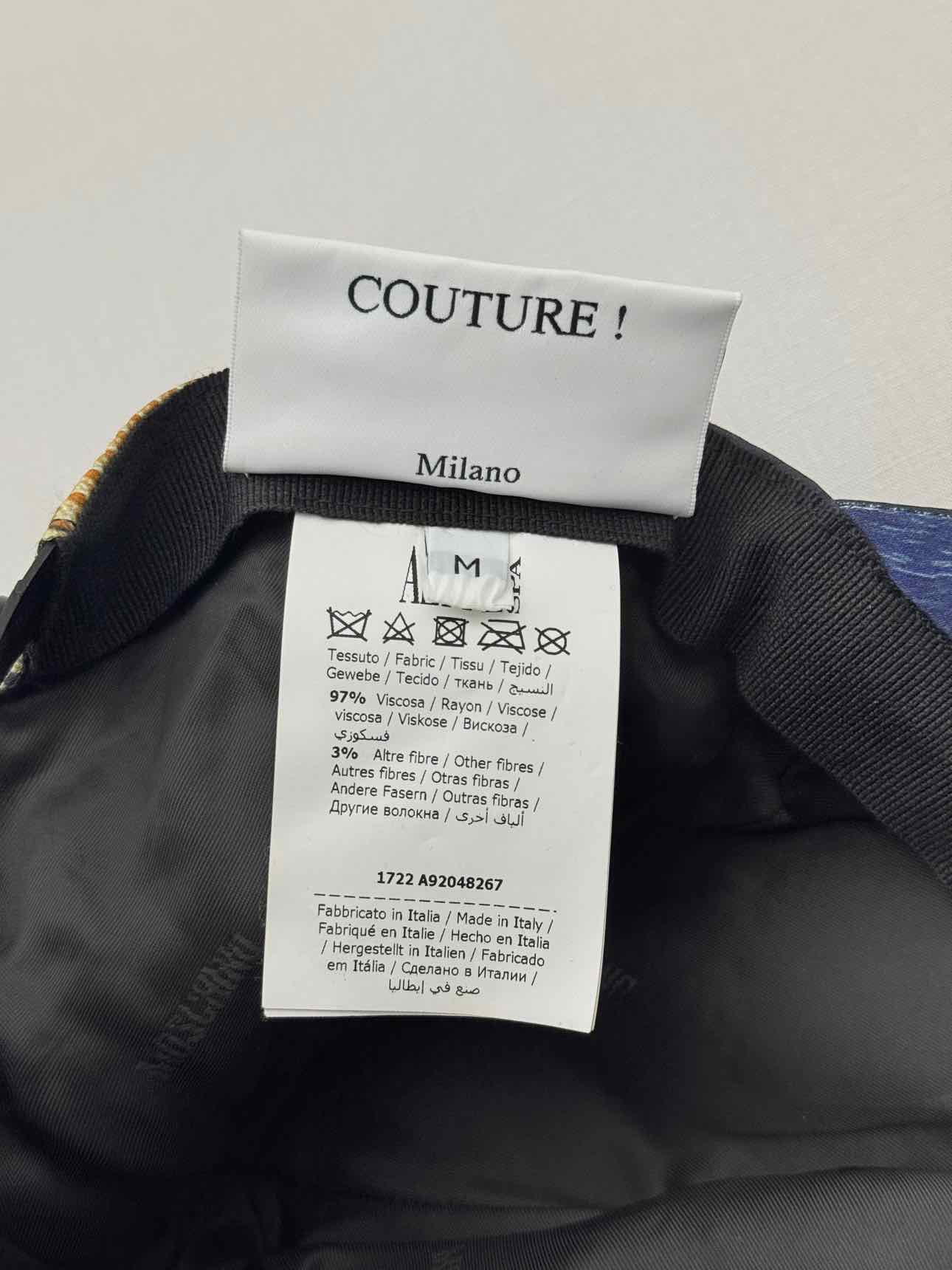 MOSCHINO COUTURE Blue Multicolor Cap