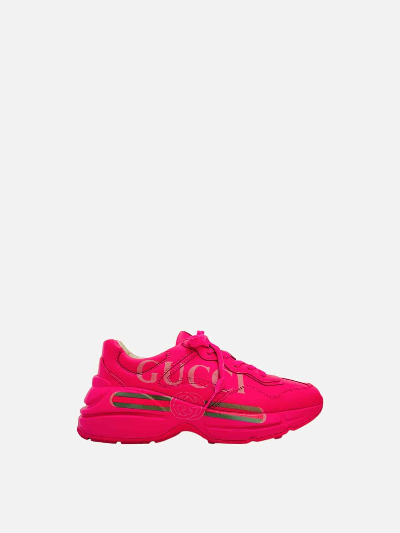 GUCCI Rython Pink Sneakers 37