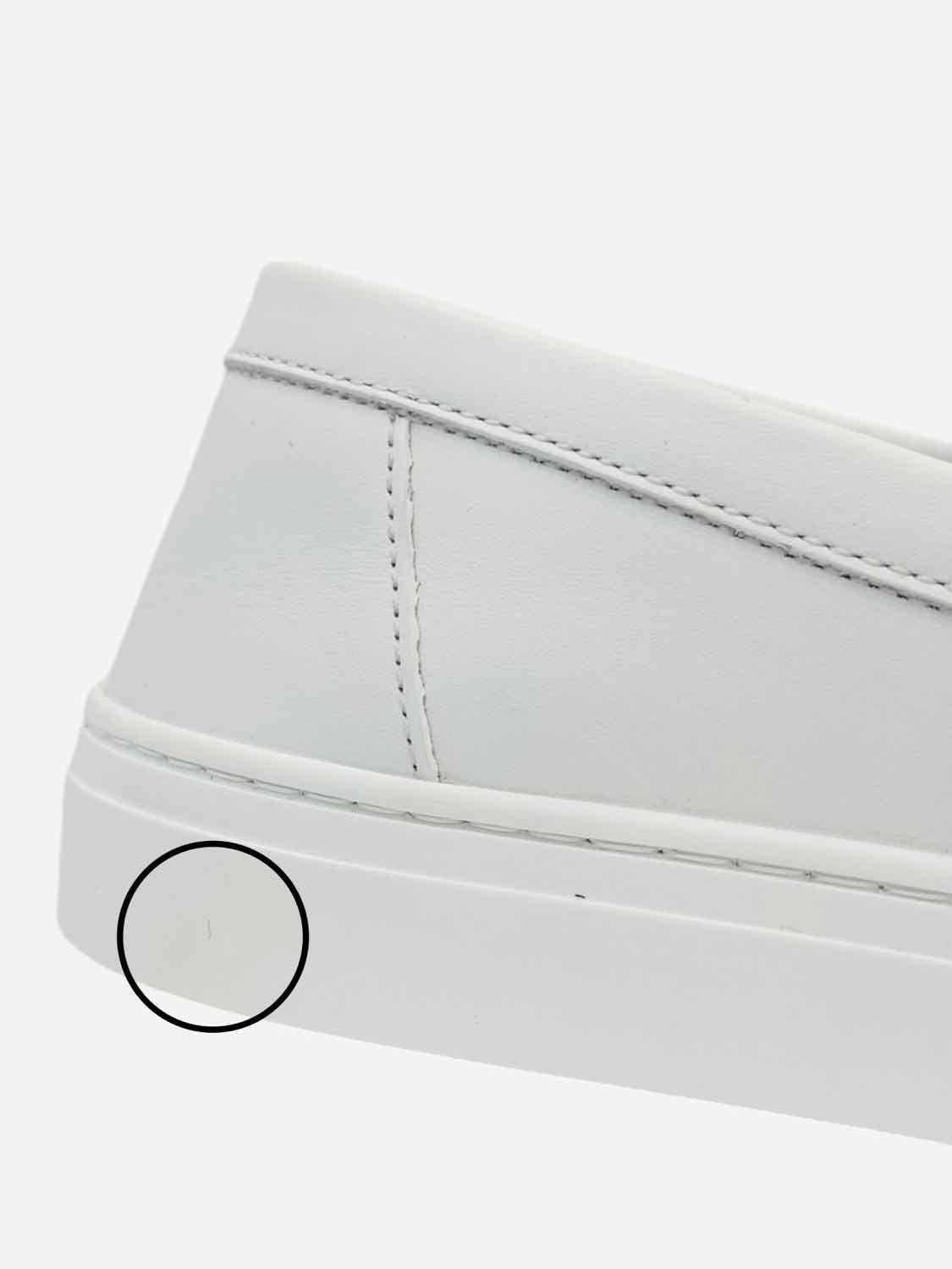 HERMES Game Slip-On White Sneakers