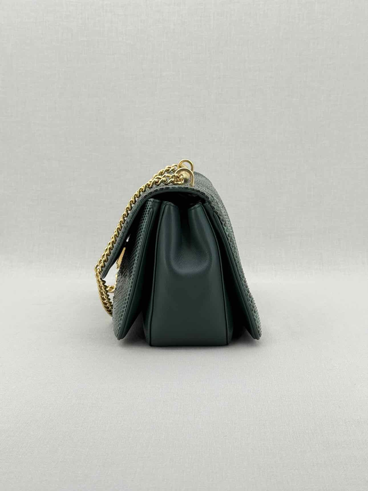 DOLCE & GABBANA Miss Margarita Green Shoulder Bag