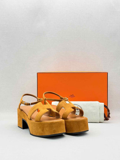 HERMES Jam 30 Natural Size EU 37 Wedges