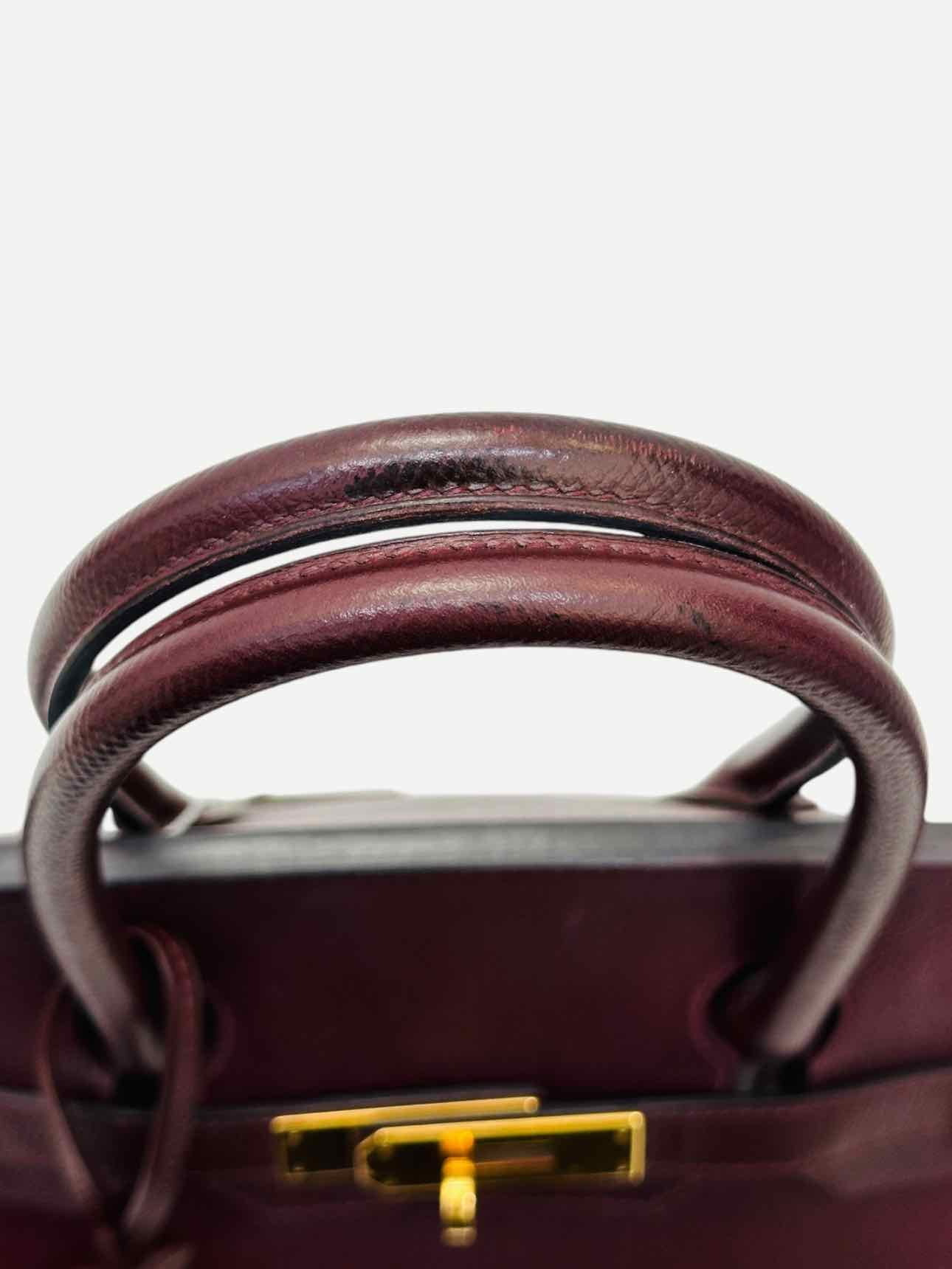 HERMES Birkin Bordeaux Top Handle