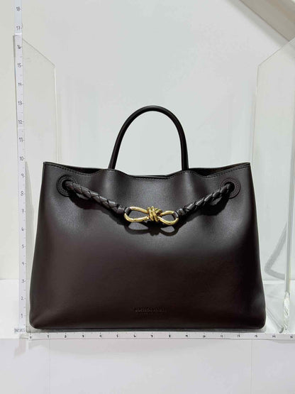 BOTTEGA VENETA Andiamo Brown Top Handle