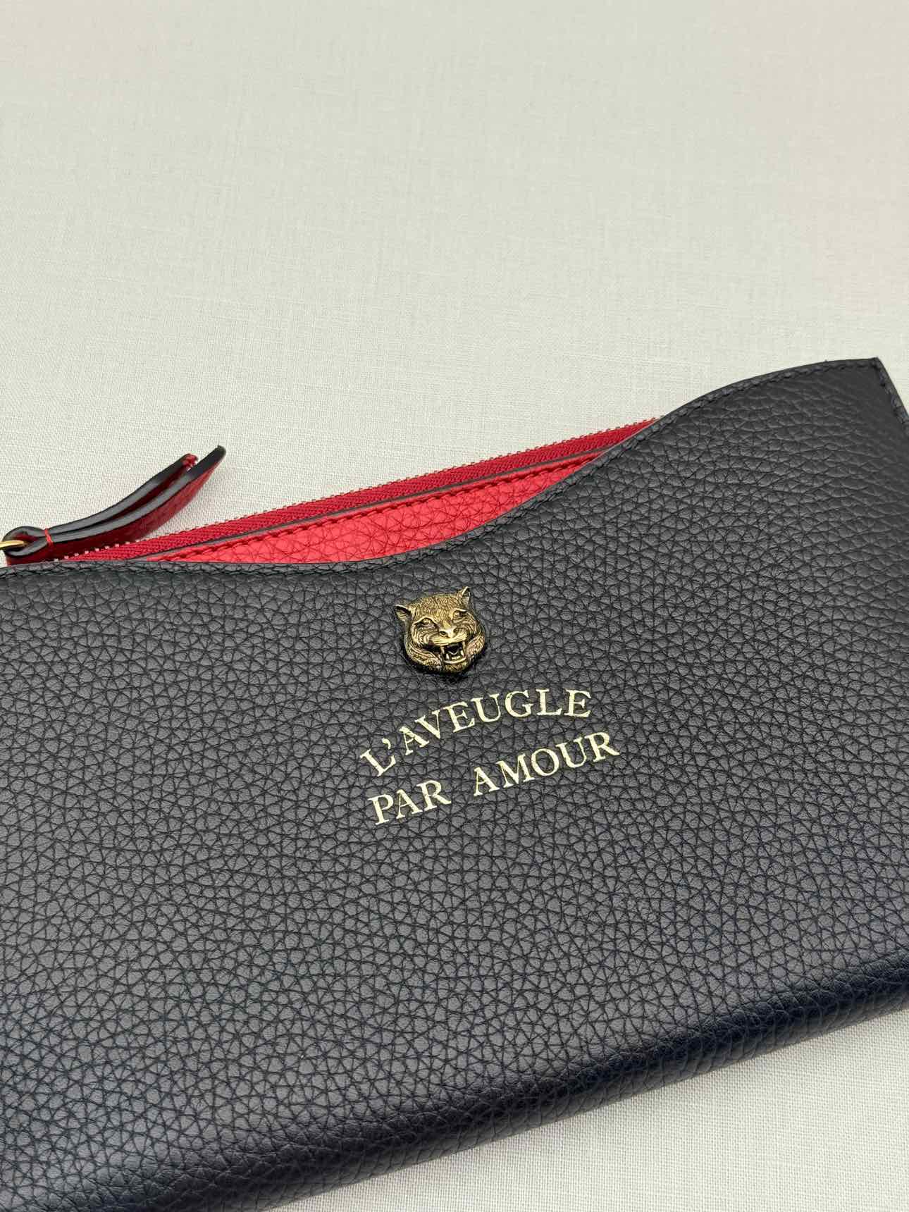 GUCCI Black Continental Wallet
