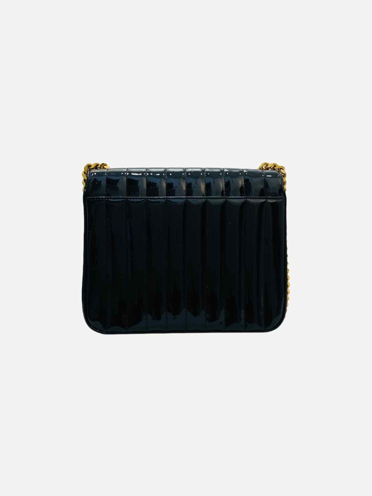 SAINT LAURENT Vicky Black Shoulder Bag