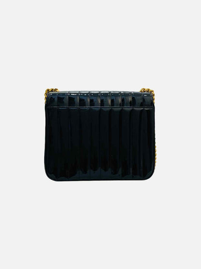 SAINT LAURENT Vicky Black Shoulder Bag