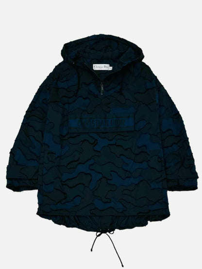 CHRISTIAN DIOR Hoodie Navy Blue Size XSmall Jacket