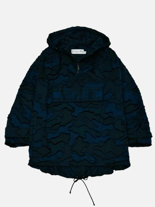 CHRISTIAN DIOR Hoodie Navy Blue Size XSmall Jacket