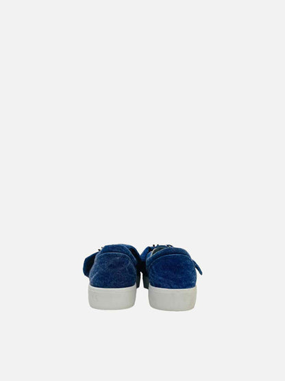 CHIARA FERRAGNI Slip On Blue Size EU 36 Sneakers