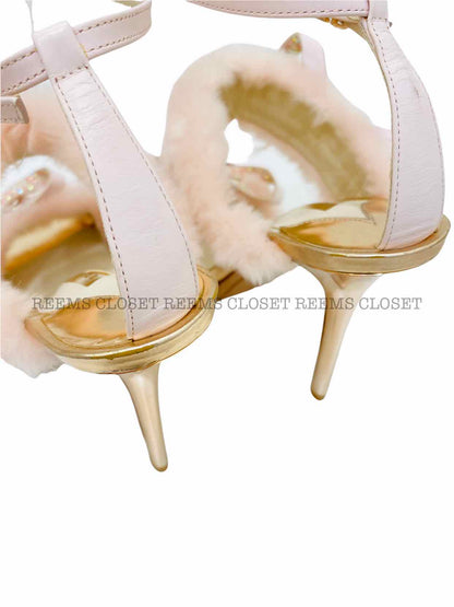 SOPHIA WEBSTER Bella Pink Heeled Sandals