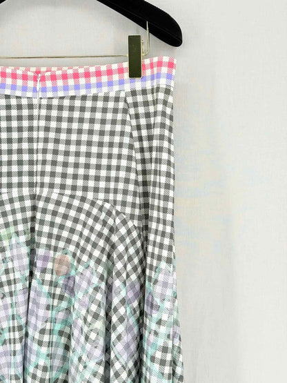 PETER PILOTTO Black Multicolor Size US 8 Midi Skirt