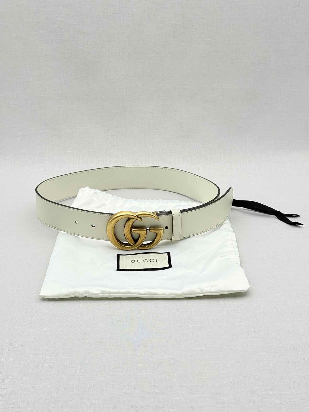 GUCCI Off-white GG Belt