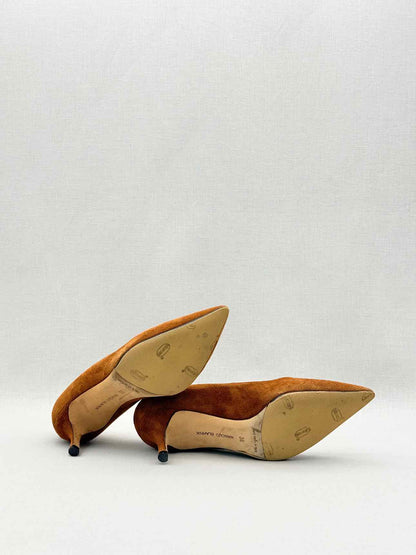 MANOLO BLAHNIK Srila Brown Size EU 36 Pumps