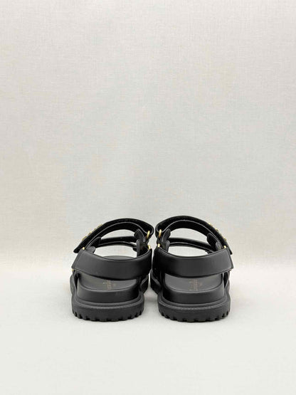 CHRISTIAN DIOR Addict Black Size EU 37.5 Sandals