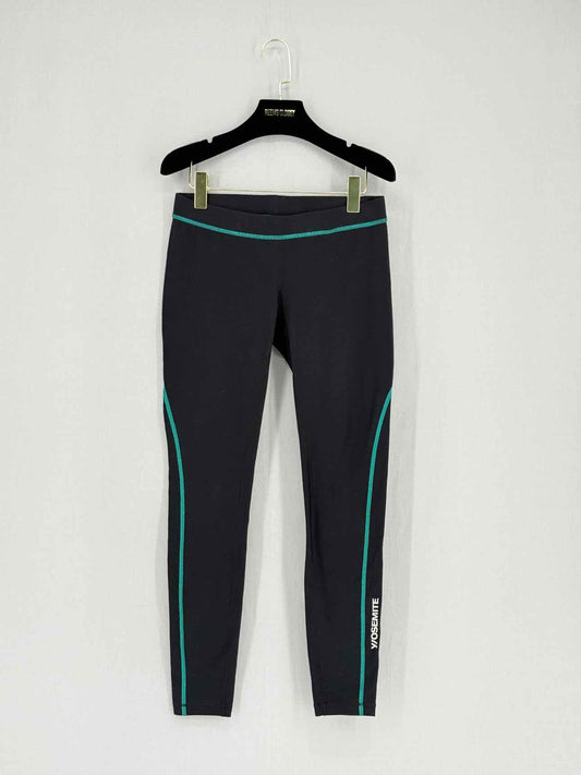JAMES PERSE Black & Green Size Small Leggings