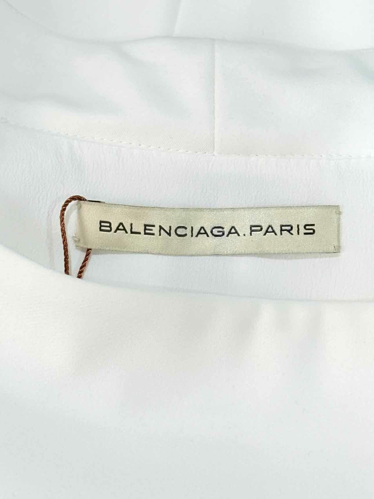 BALENCIAGA White Size US 6 Short Dress