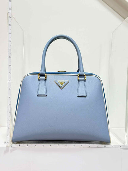 PRADA Pyramid Light Blue Top Handle