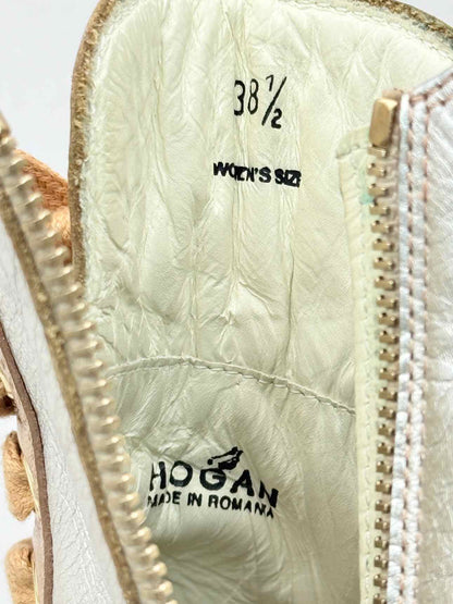 HOGAN Rebel Silver & Gold Size EU 38.5 Sneakers